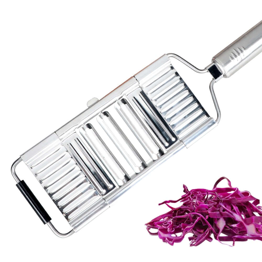 RalaPlus™ - Ralador Multiuso em Aço Inox + 4 Laminas + Brinde Exclusivo